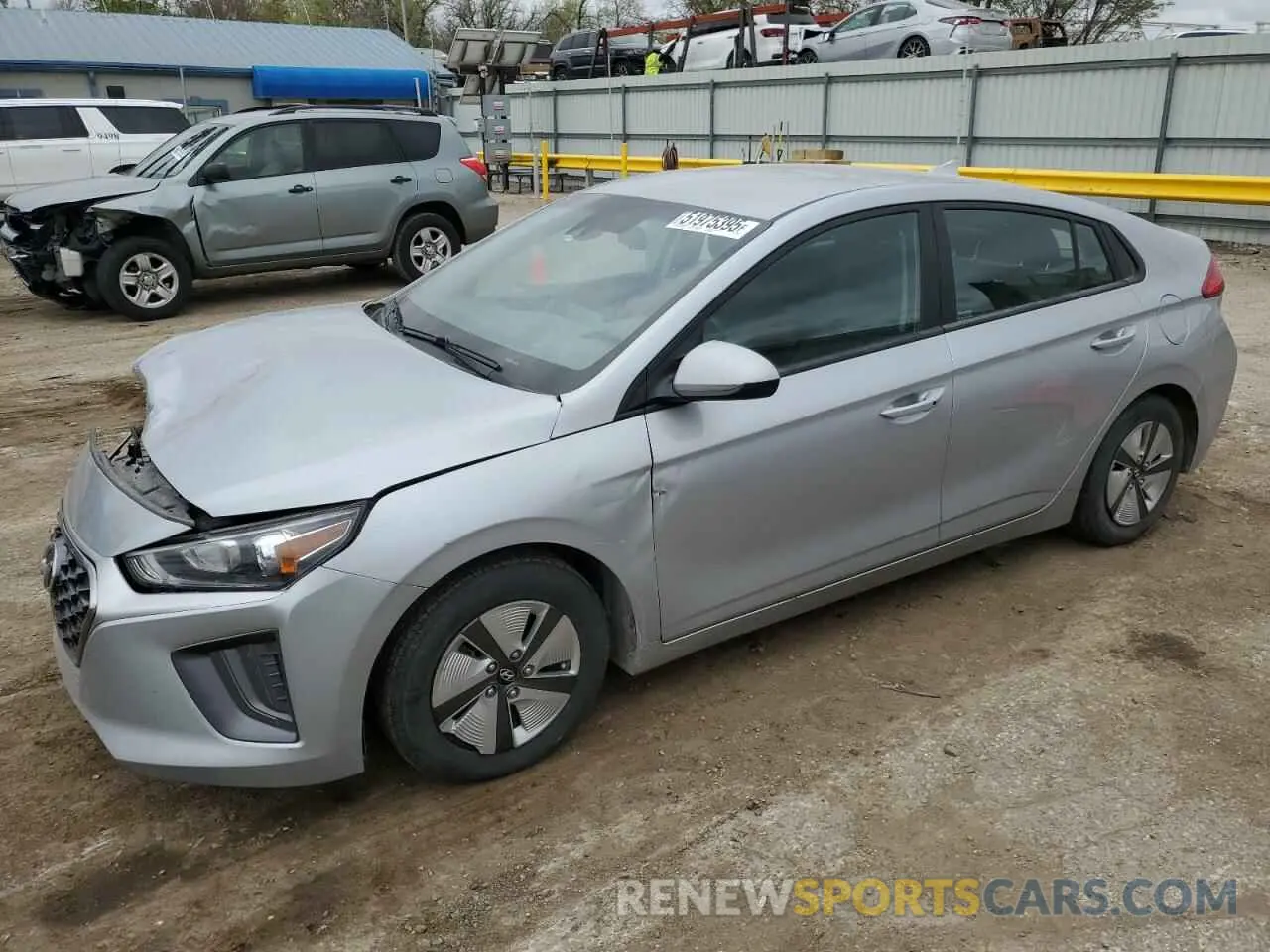 1 Photograph of a damaged car KMHC65LC0NU284899 HYUNDAI IONIQ 2022