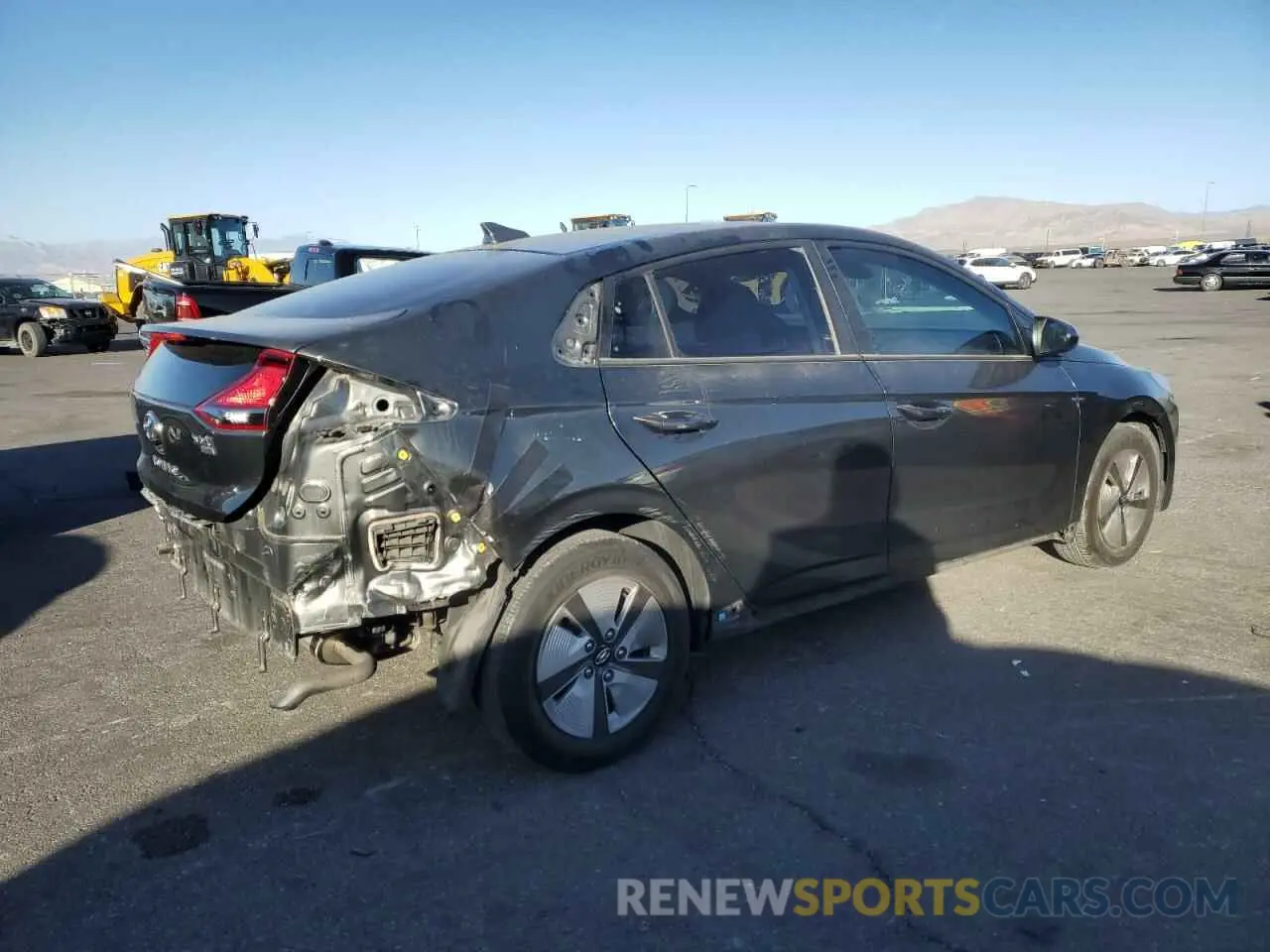 3 Photograph of a damaged car KMHC65LC2NU281311 HYUNDAI IONIQ 2022