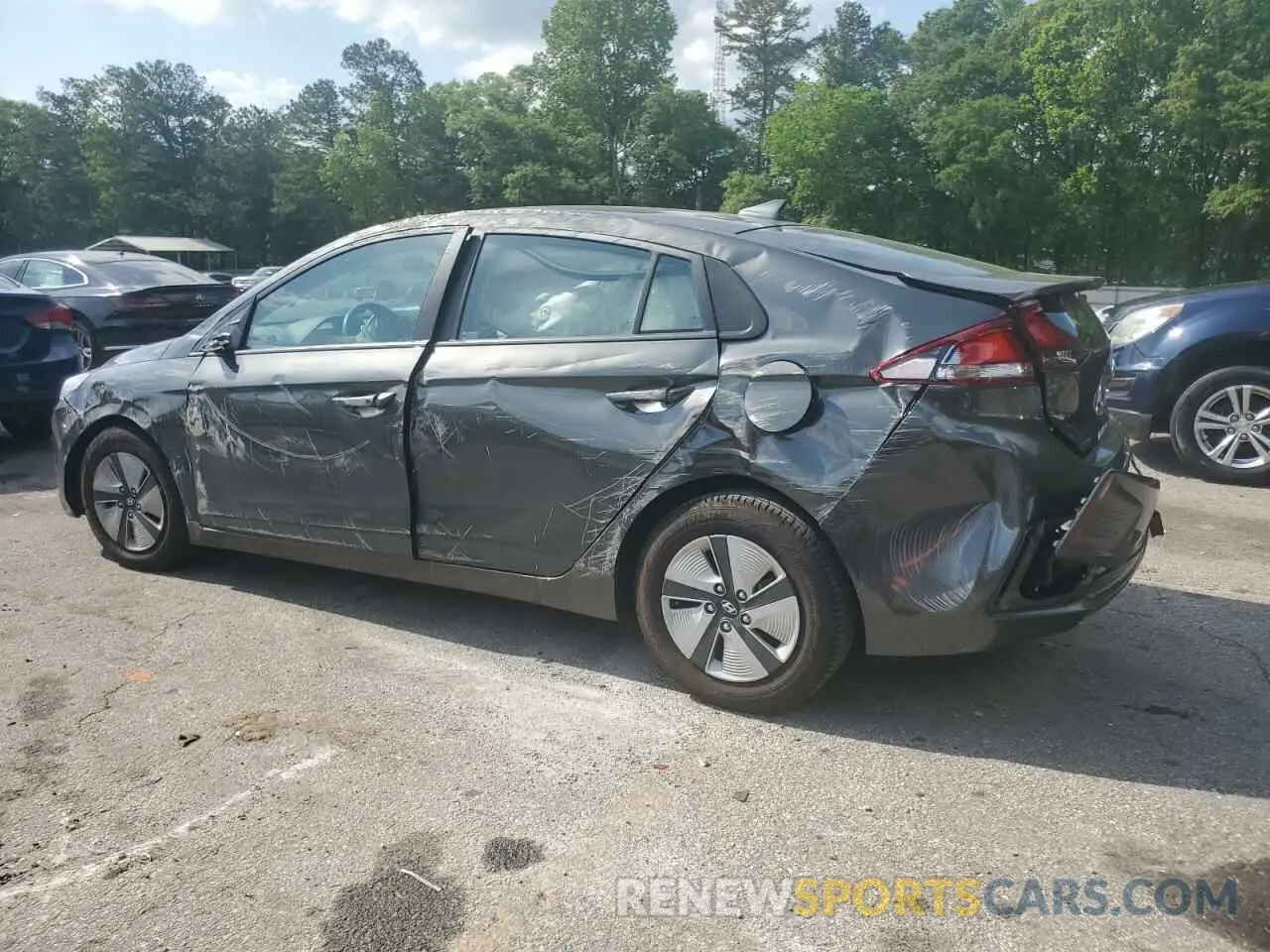 2 Photograph of a damaged car KMHC65LC3NU280605 HYUNDAI IONIQ 2022