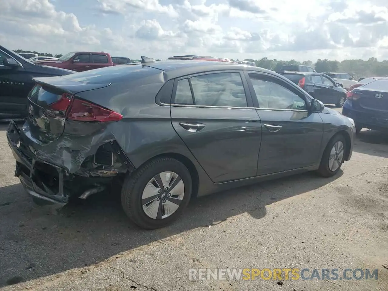 3 Photograph of a damaged car KMHC65LC3NU280605 HYUNDAI IONIQ 2022