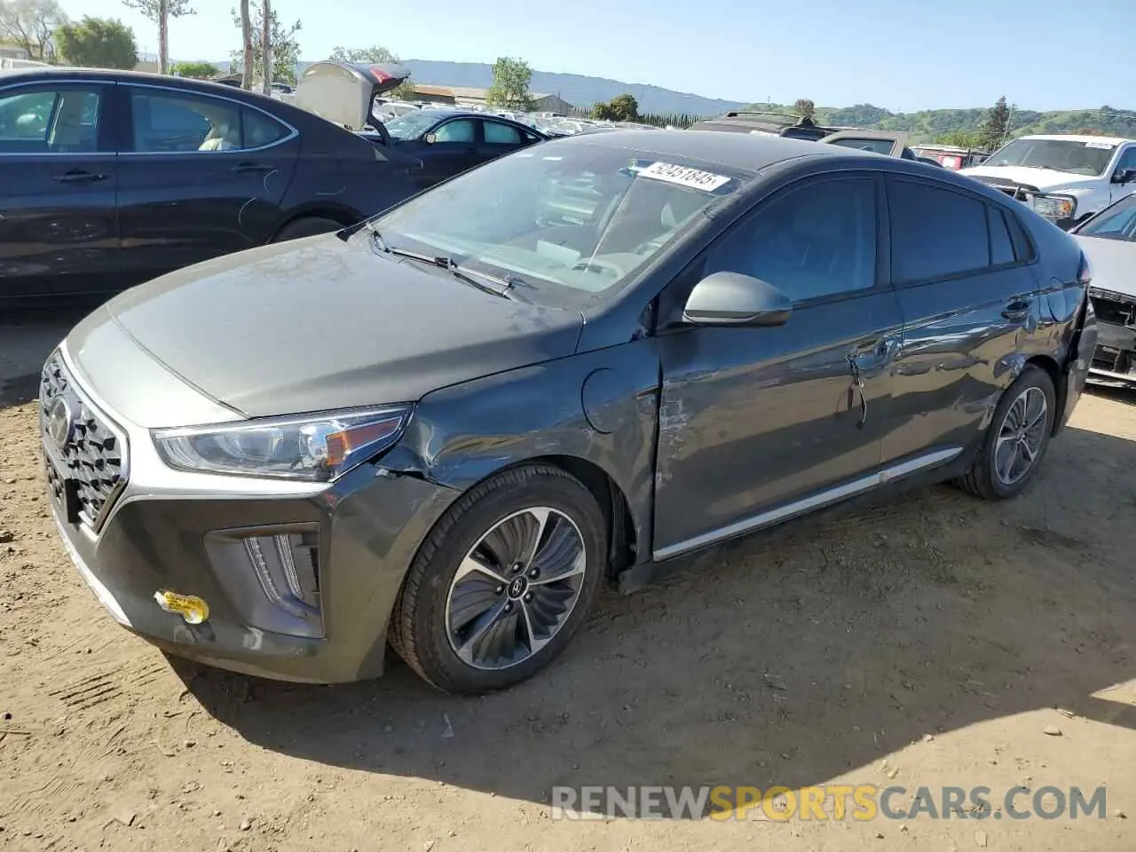 1 Photograph of a damaged car KMHC65LD1NU283074 HYUNDAI IONIQ 2022