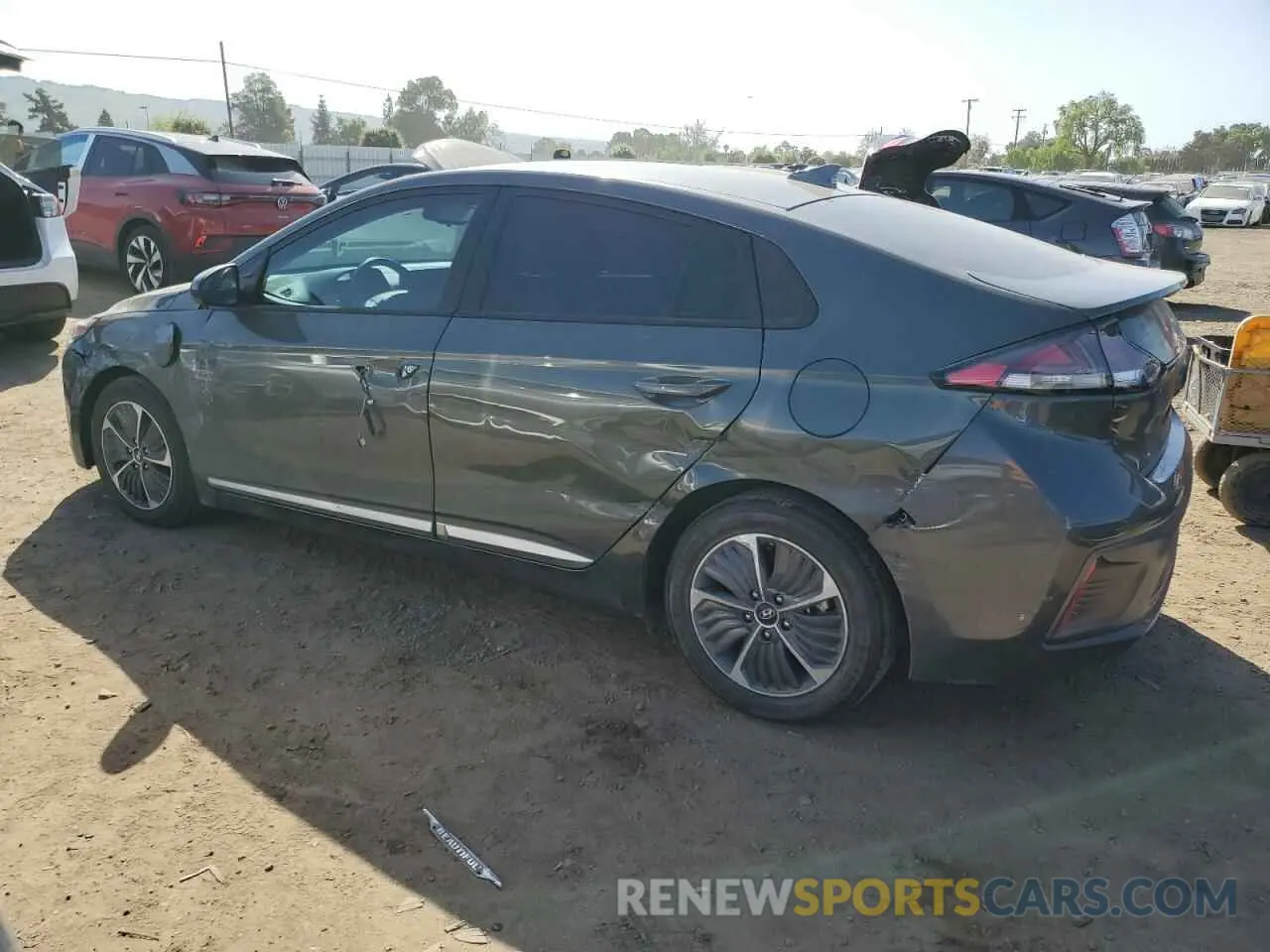 2 Photograph of a damaged car KMHC65LD1NU283074 HYUNDAI IONIQ 2022
