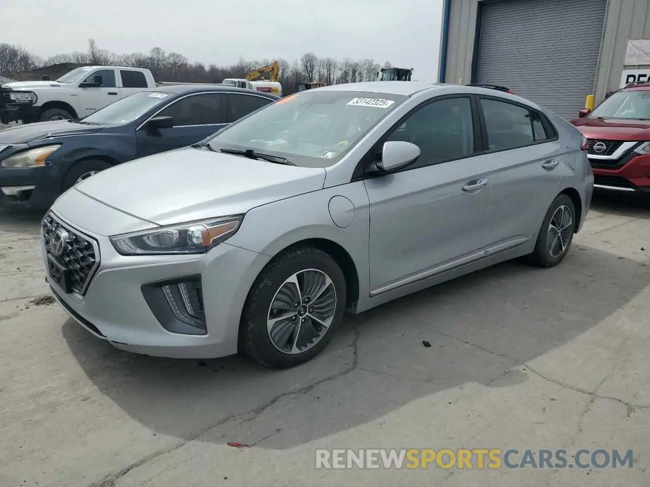 1 Photograph of a damaged car KMHC65LD6NU283670 HYUNDAI IONIQ 2022