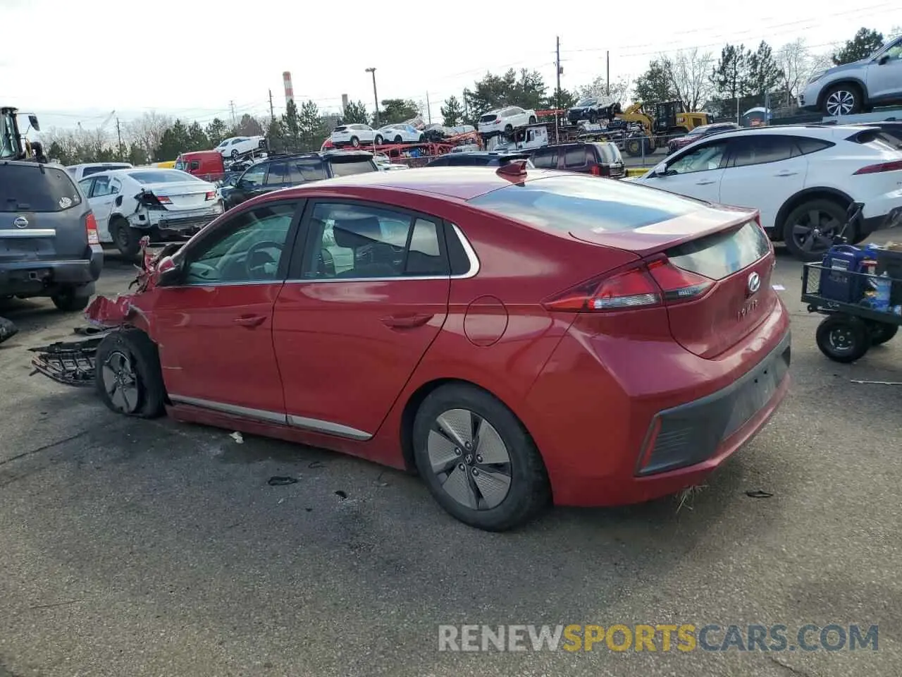 2 Photograph of a damaged car KMHC75LC5NU281073 HYUNDAI IONIQ 2022