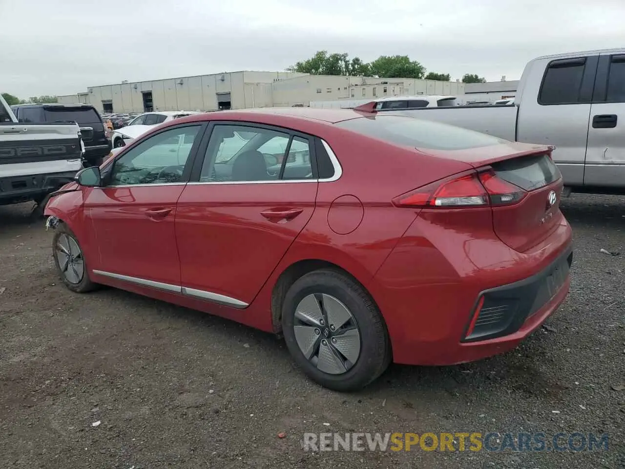 2 Photograph of a damaged car KMHC75LC9NU268794 HYUNDAI IONIQ 2022
