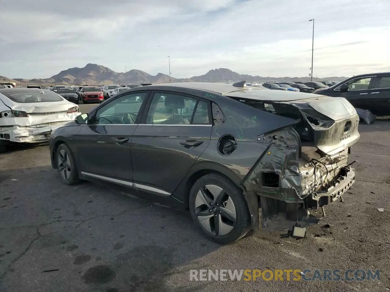 2 Photograph of a damaged car KMHC85LC0NU265828 HYUNDAI IONIQ 2022