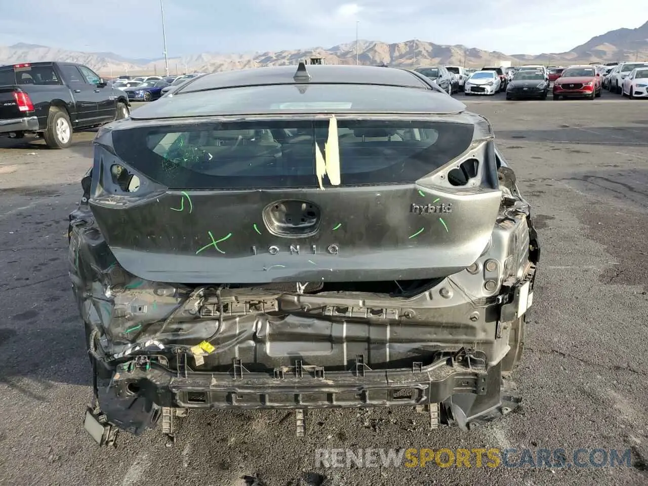 6 Photograph of a damaged car KMHC85LC0NU265828 HYUNDAI IONIQ 2022