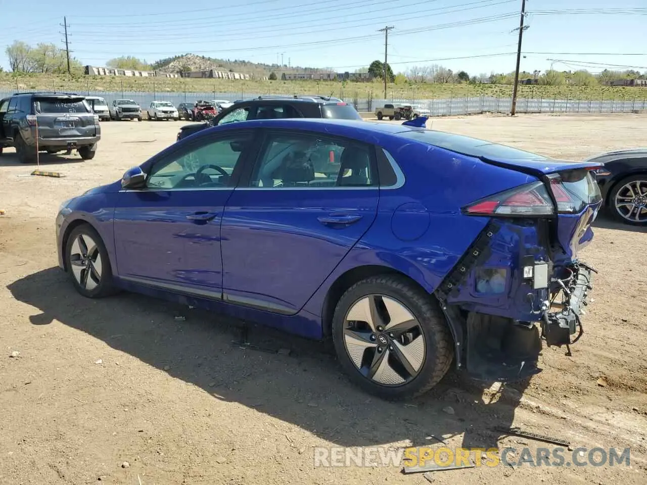 2 Photograph of a damaged car KMHC85LC7NU282769 HYUNDAI IONIQ 2022
