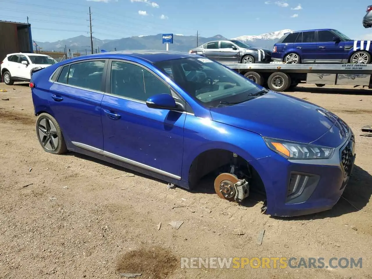 4 Photograph of a damaged car KMHC85LC7NU282769 HYUNDAI IONIQ 2022