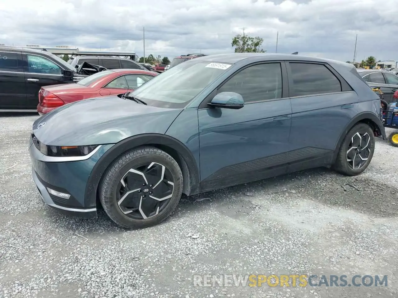 1 Photograph of a damaged car KM8KM4AE4PU128173 HYUNDAI IONIQ 2023
