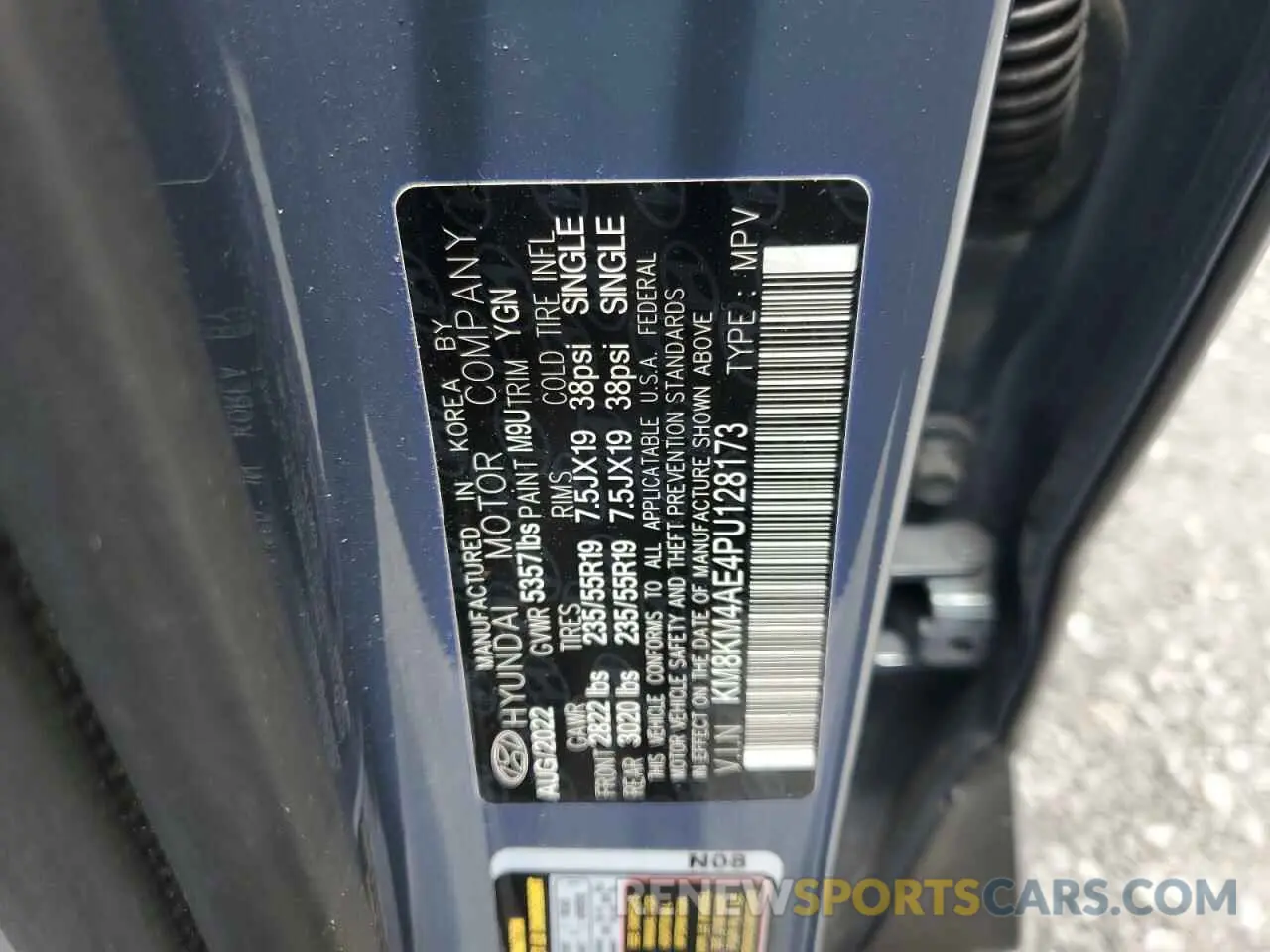 14 Photograph of a damaged car KM8KM4AE4PU128173 HYUNDAI IONIQ 2023