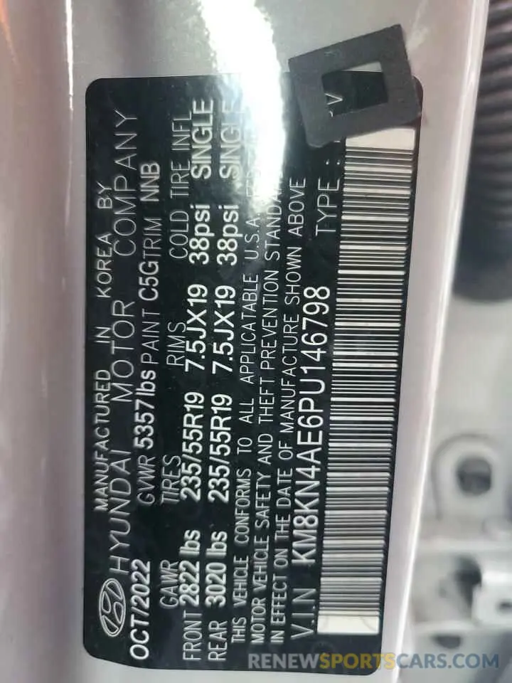 13 Photograph of a damaged car KM8KN4AE6PU146798 HYUNDAI IONIQ 2023
