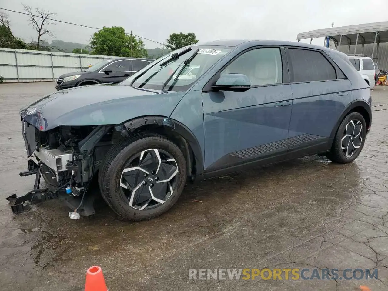 1 Photograph of a damaged car KM8KN4AE9PU187541 HYUNDAI IONIQ 2023