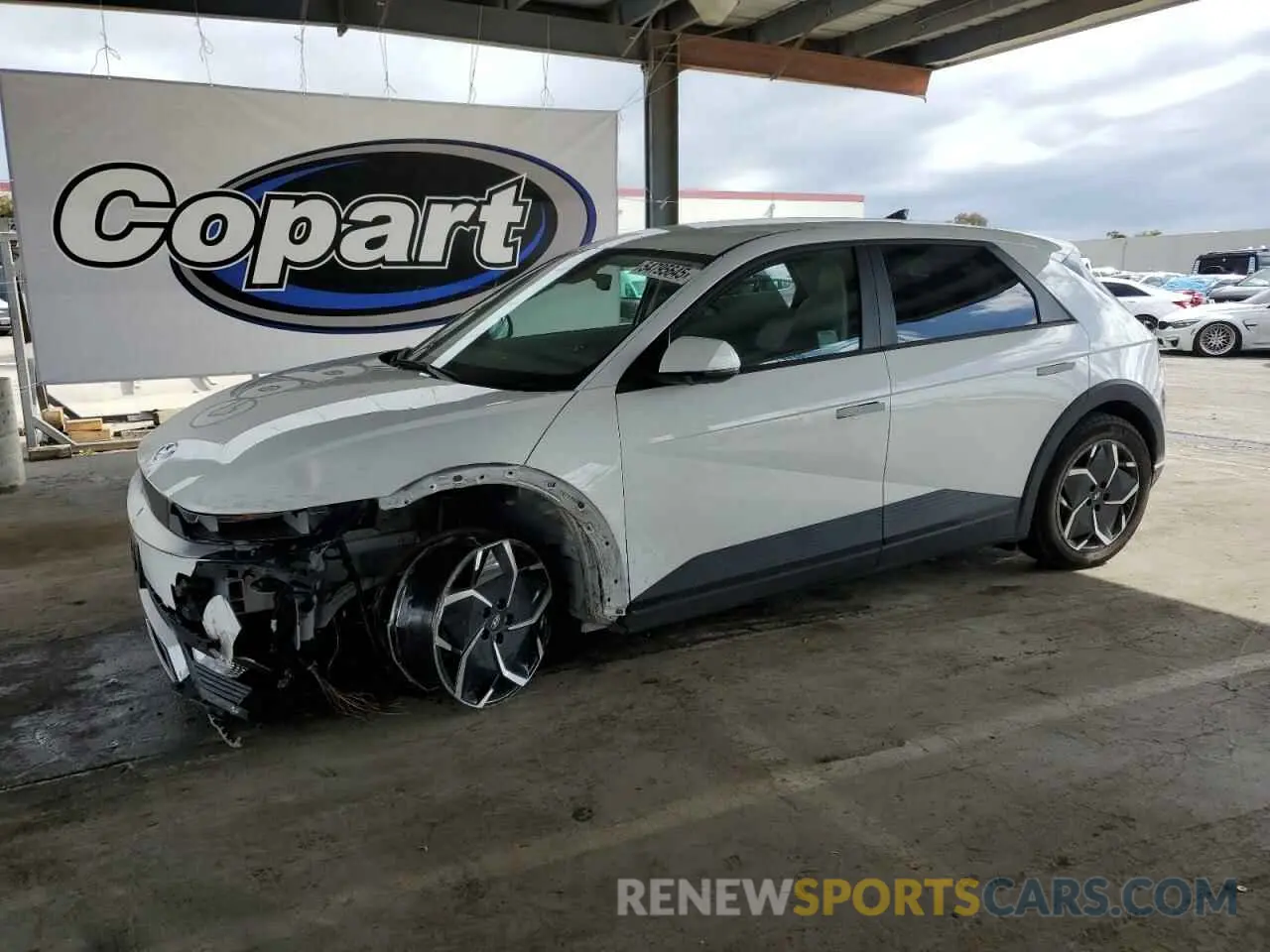 1 Photograph of a damaged car KM8KNDAF1PU180690 HYUNDAI IONIQ 2023