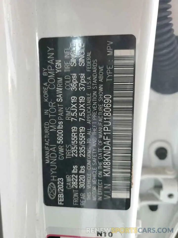 12 Photograph of a damaged car KM8KNDAF1PU180690 HYUNDAI IONIQ 2023