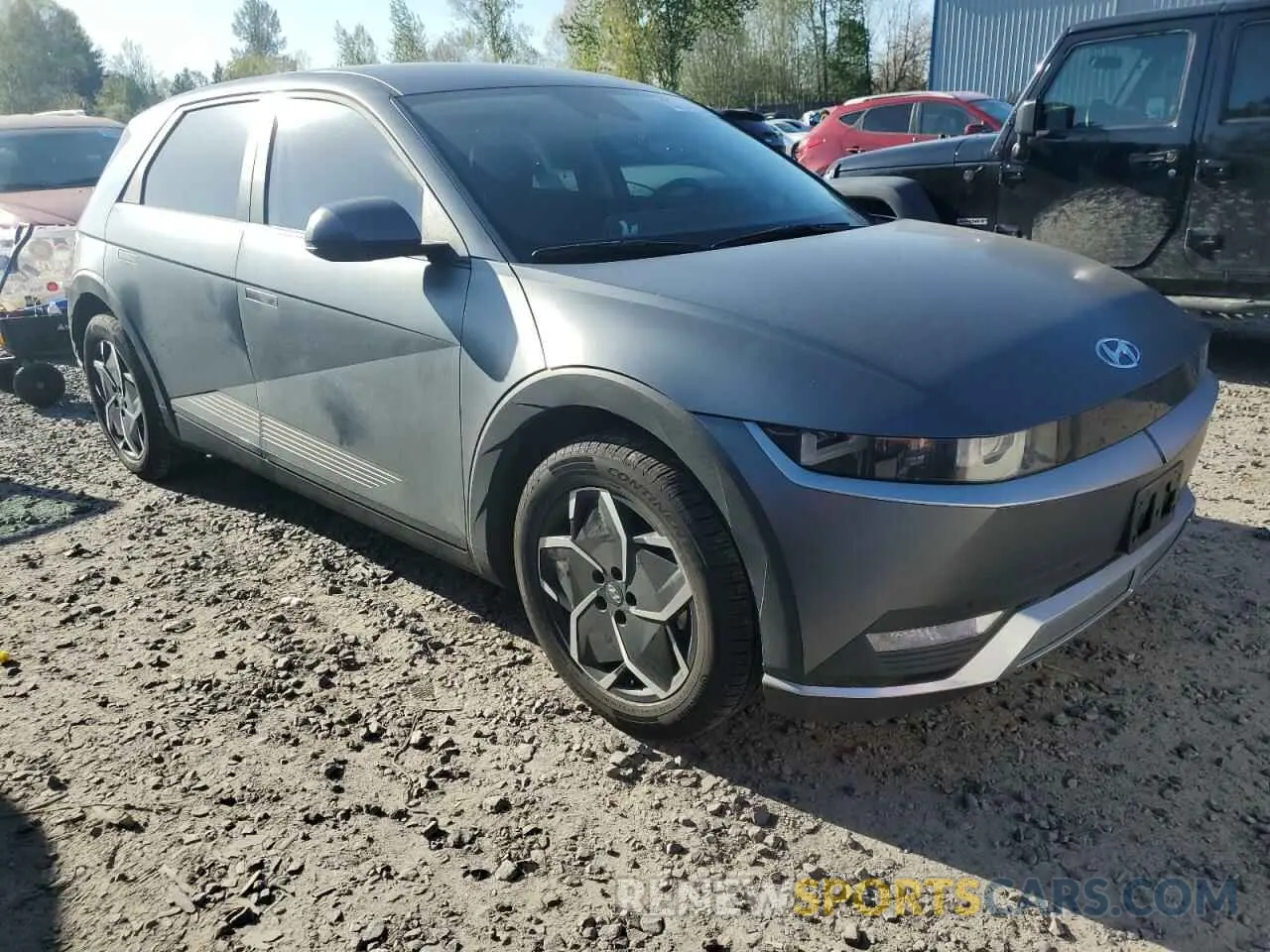 4 Photograph of a damaged car KM8KNDAF3PU142975 HYUNDAI IONIQ 2023