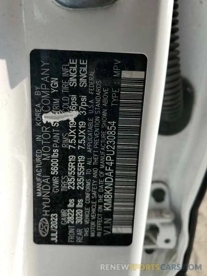 13 Photograph of a damaged car KM8KNDAF4PU230854 HYUNDAI IONIQ 2023