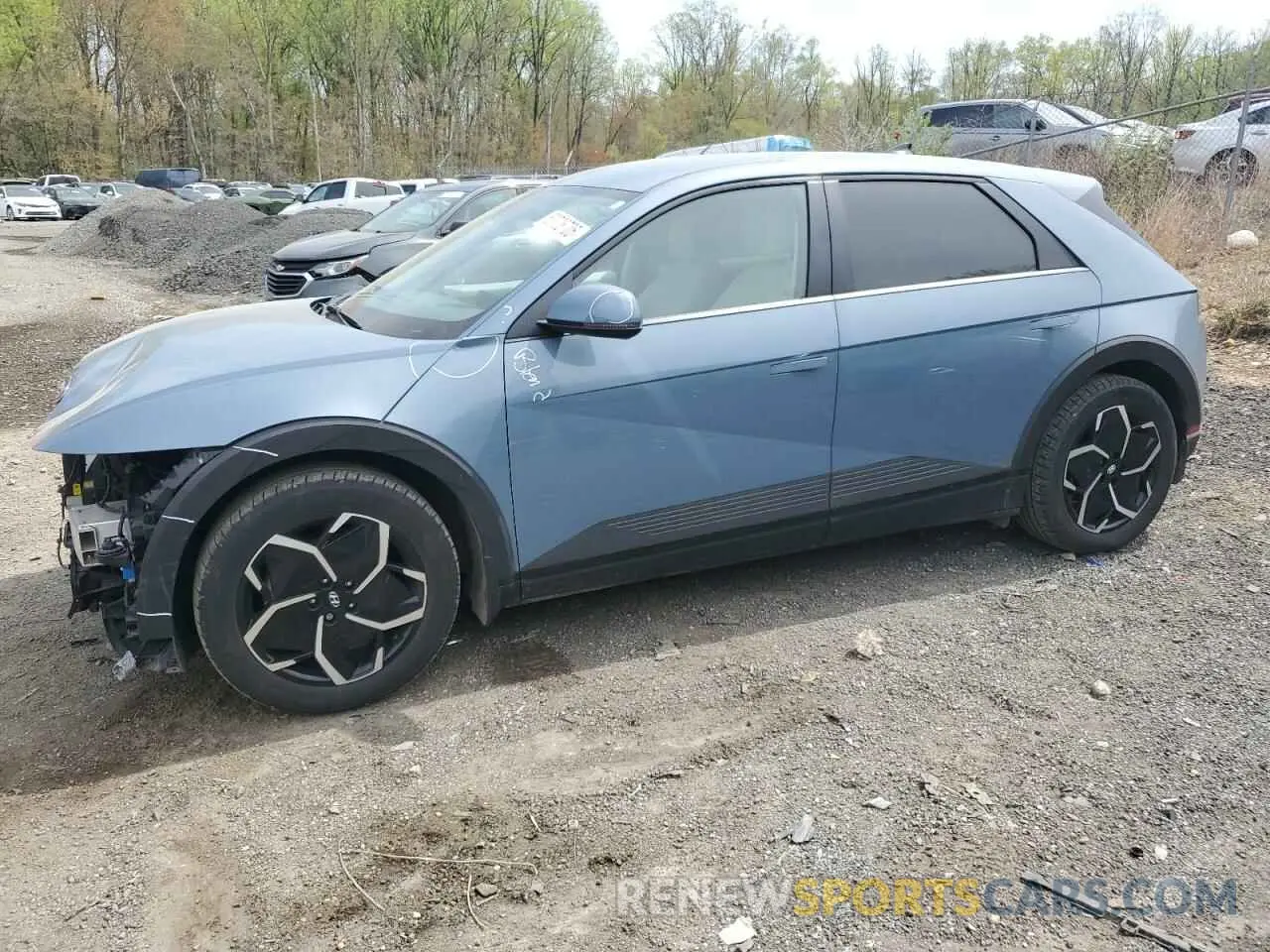 1 Photograph of a damaged car KM8KNDAF8PU202247 HYUNDAI IONIQ 2023