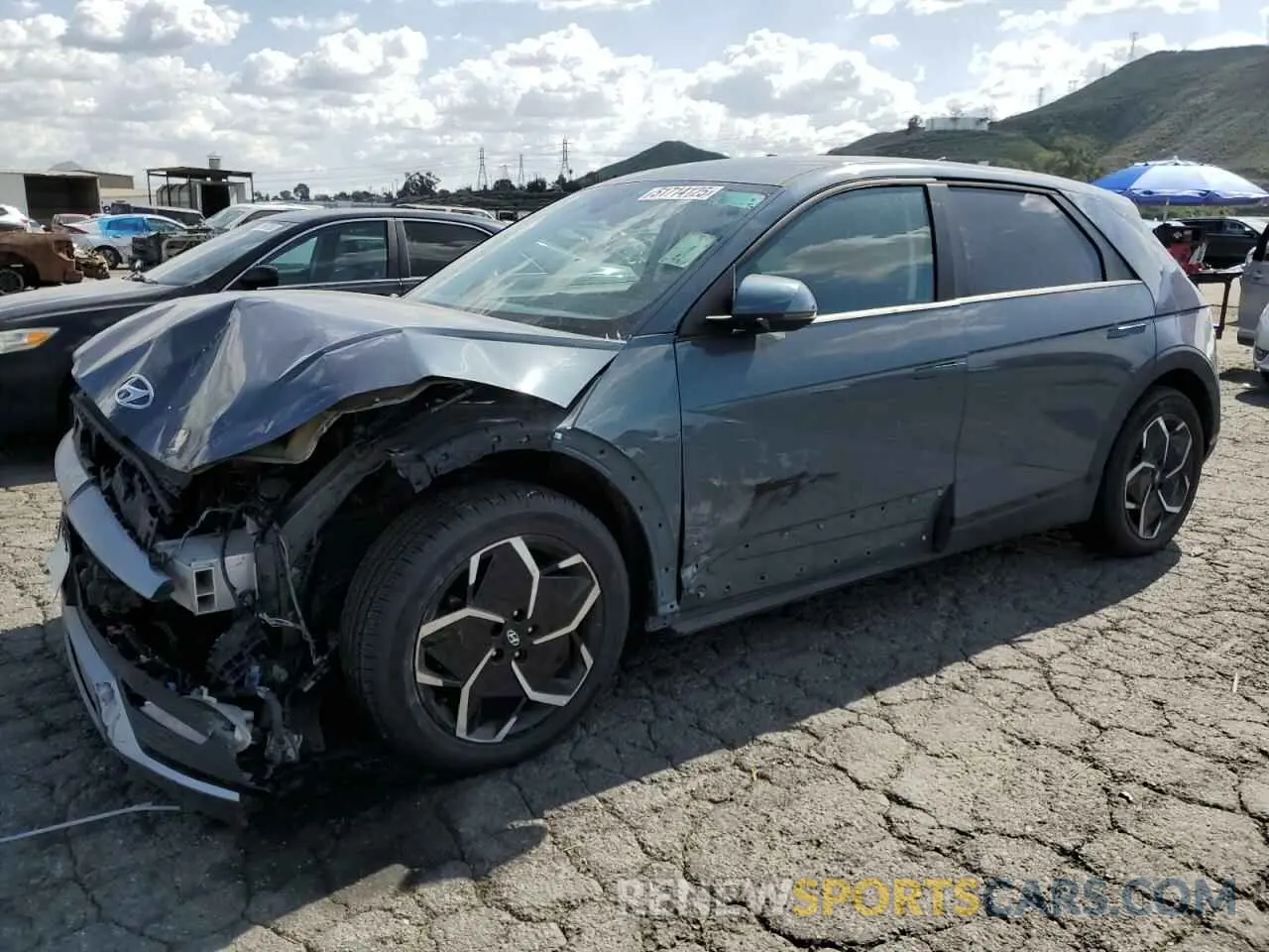 1 Photograph of a damaged car KM8KNDAF8PU206363 HYUNDAI IONIQ 2023