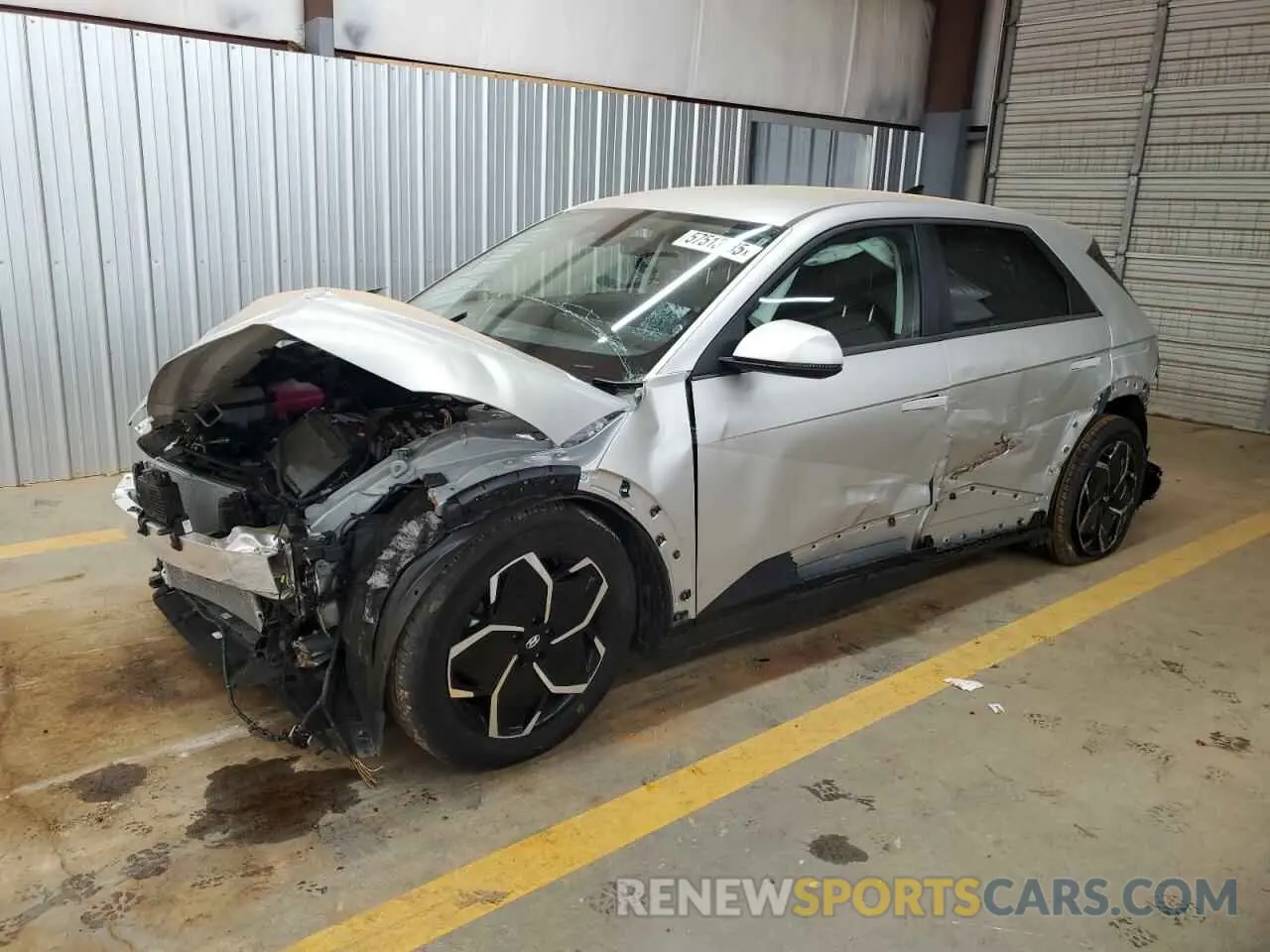 1 Photograph of a damaged car KM8KNDAFXPU226789 HYUNDAI IONIQ 2023