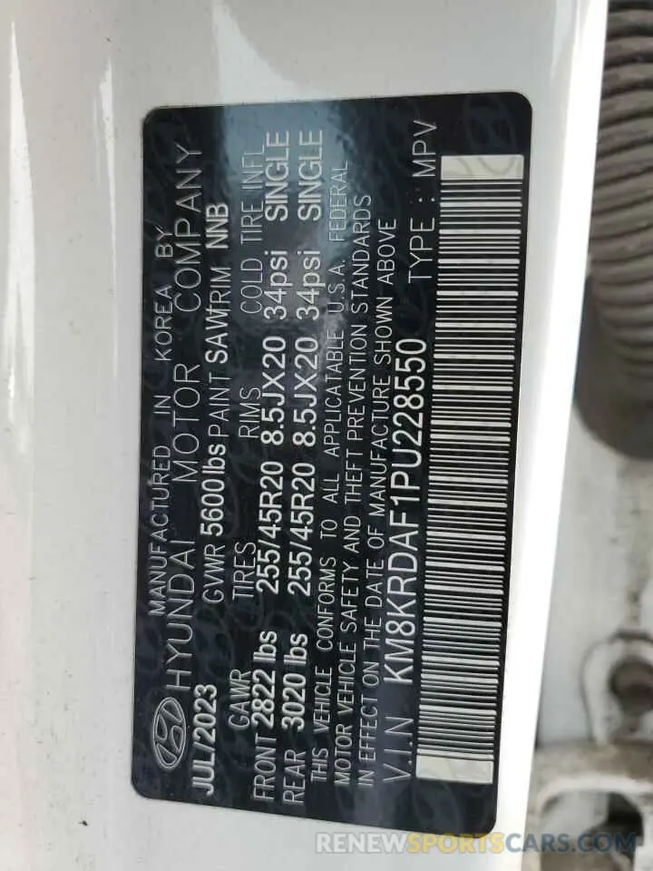 14 Photograph of a damaged car KM8KRDAF1PU228550 HYUNDAI IONIQ 2023