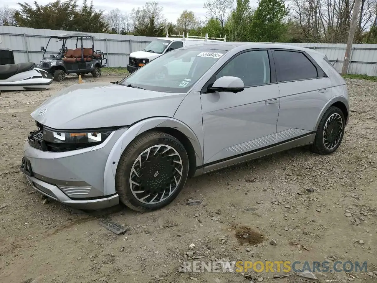 1 Photograph of a damaged car KM8KRDAF5PU130136 HYUNDAI IONIQ 2023