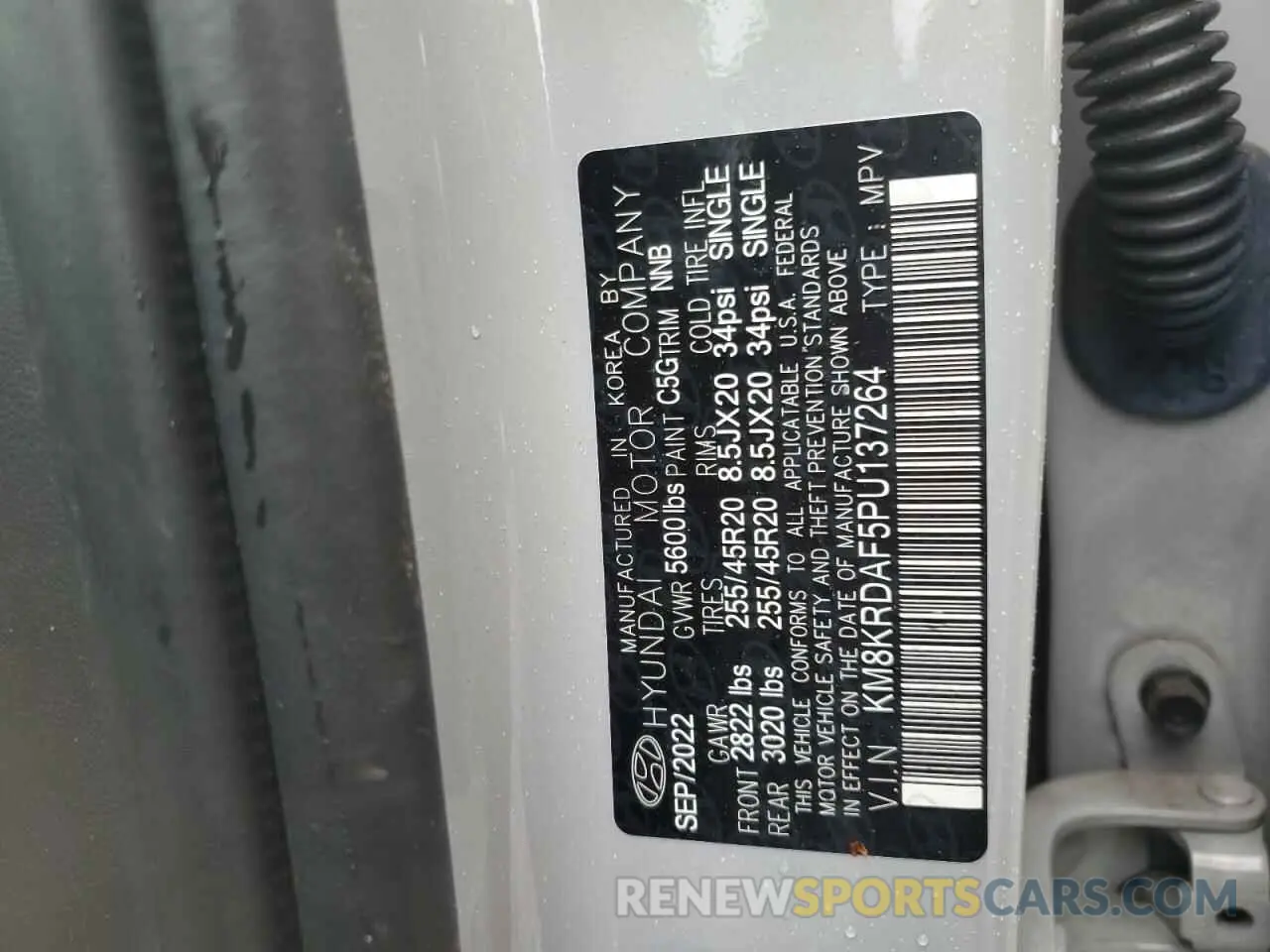 12 Photograph of a damaged car KM8KRDAF5PU137264 HYUNDAI IONIQ 2023