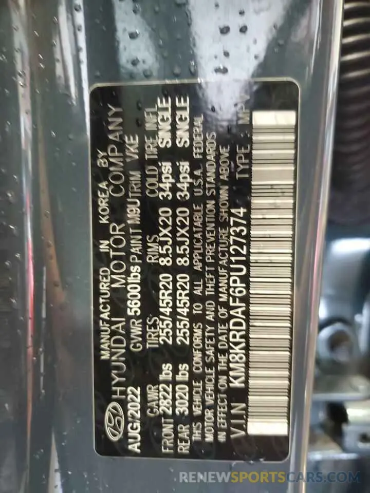 13 Photograph of a damaged car KM8KRDAF6PU127374 HYUNDAI IONIQ 2023