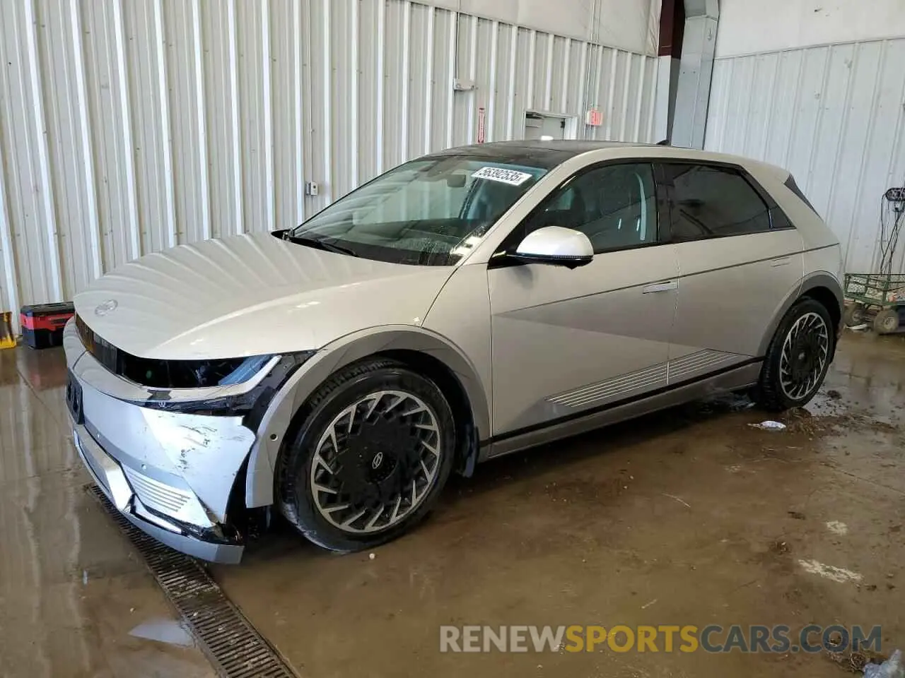 1 Photograph of a damaged car KM8KRDAF6PU155806 HYUNDAI IONIQ 2023
