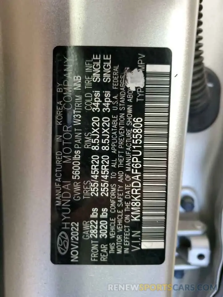 13 Photograph of a damaged car KM8KRDAF6PU155806 HYUNDAI IONIQ 2023