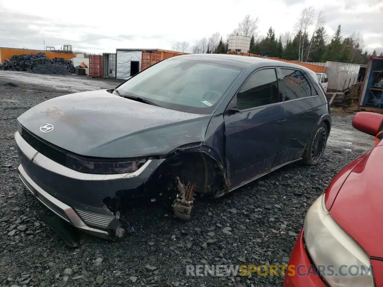 1 Photograph of a damaged car KM8KRDAF9PU184071 HYUNDAI IONIQ 2023