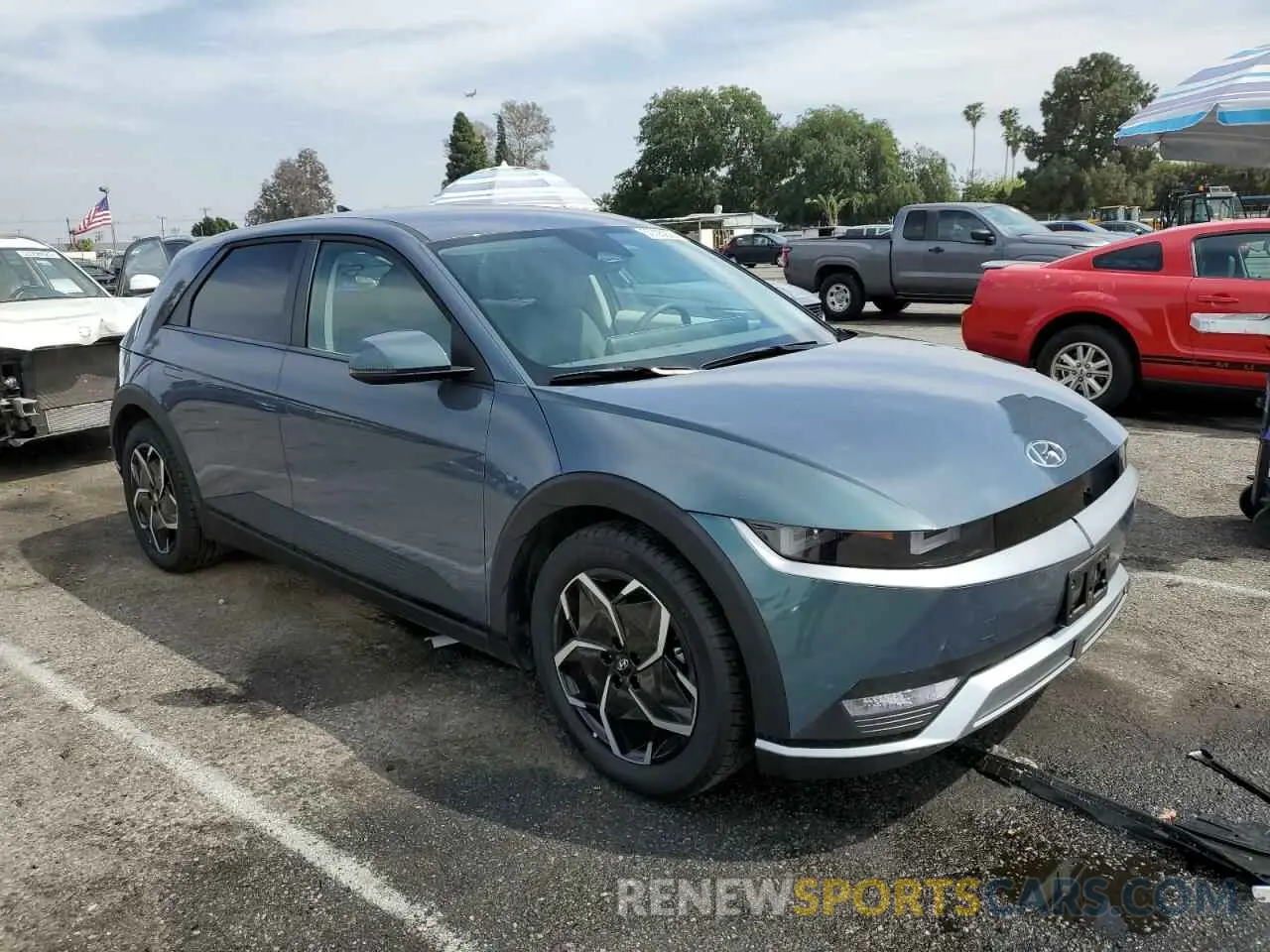 4 Photograph of a damaged car KM8KM4DE1RU321282 HYUNDAI IONIQ 2024