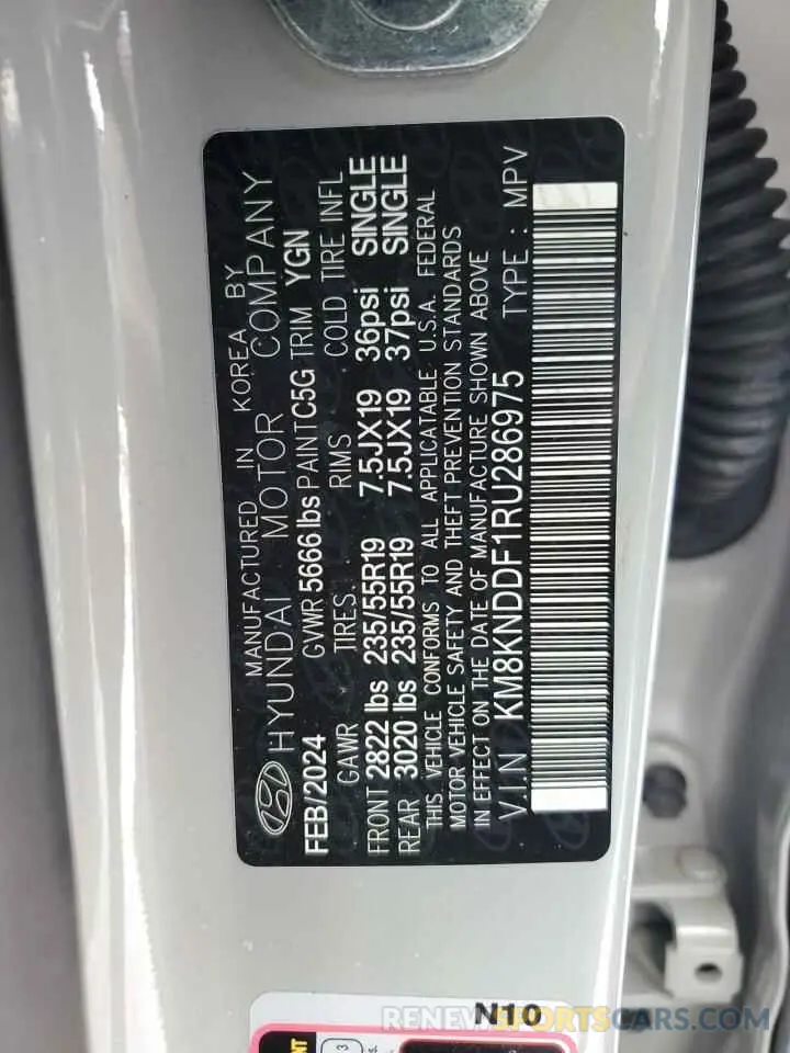 13 Photograph of a damaged car KM8KNDDF1RU286975 HYUNDAI IONIQ 2024
