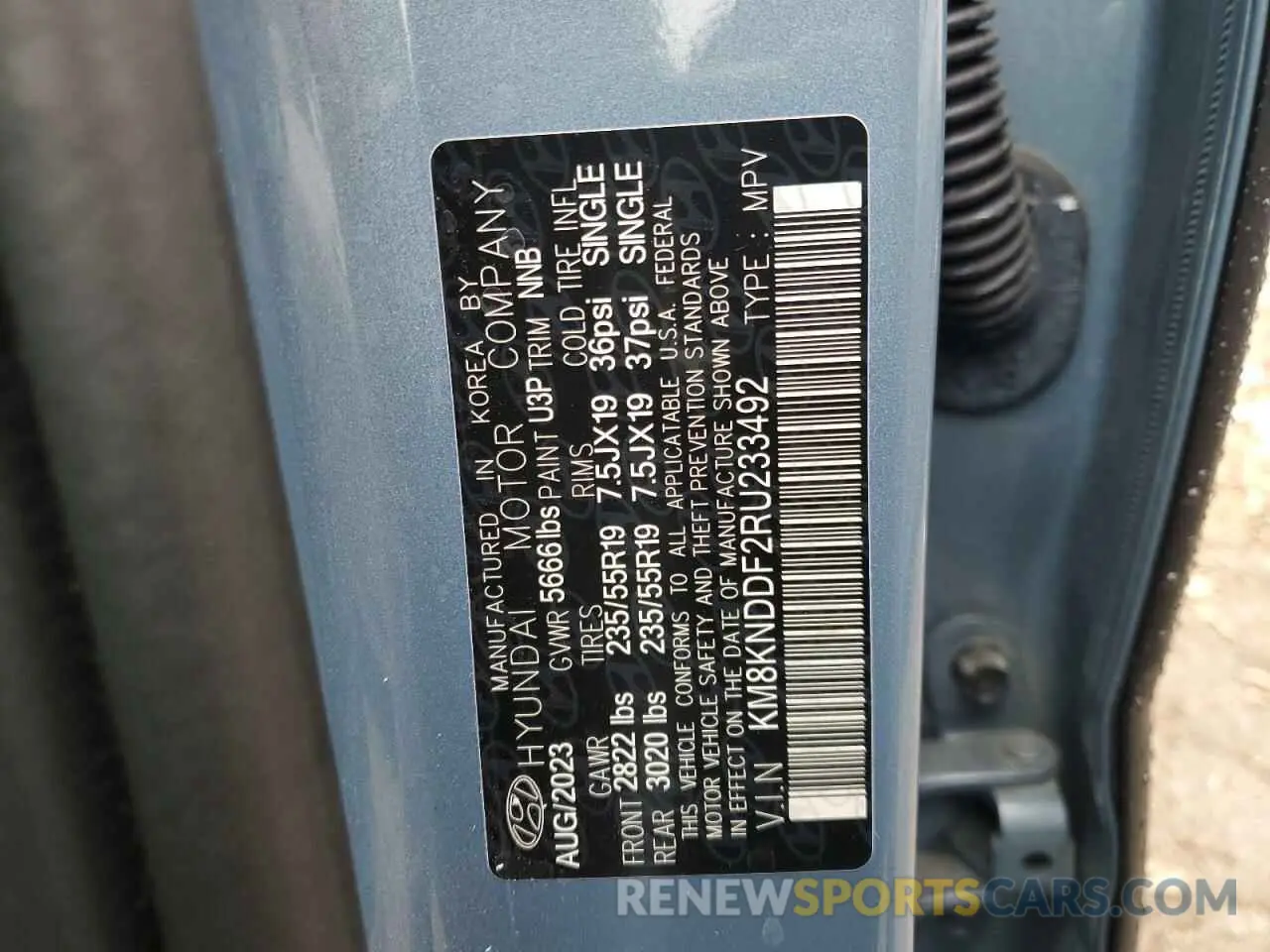 13 Photograph of a damaged car KM8KNDDF2RU233492 HYUNDAI IONIQ 2024