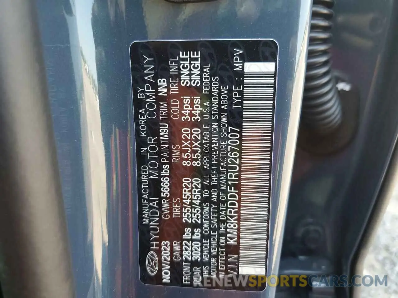 13 Photograph of a damaged car KM8KRDDF1RU267007 HYUNDAI IONIQ 2024