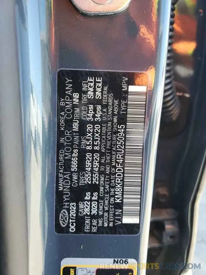 13 Photograph of a damaged car KM8KRDDF4RU250945 HYUNDAI IONIQ 2024