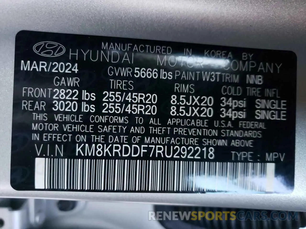 13 Photograph of a damaged car KM8KRDDF7RU292218 HYUNDAI IONIQ 2024