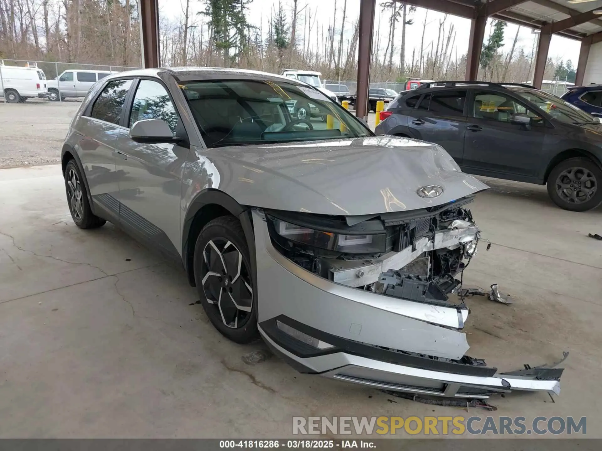 1 Photograph of a damaged car KM8KM4AE0NU067675 HYUNDAI IONIQ 5 2022