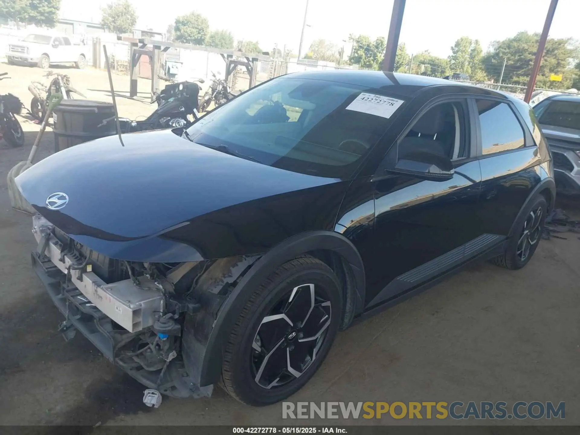 2 Photograph of a damaged car KM8KM4AE9NU055587 HYUNDAI IONIQ 5 2022