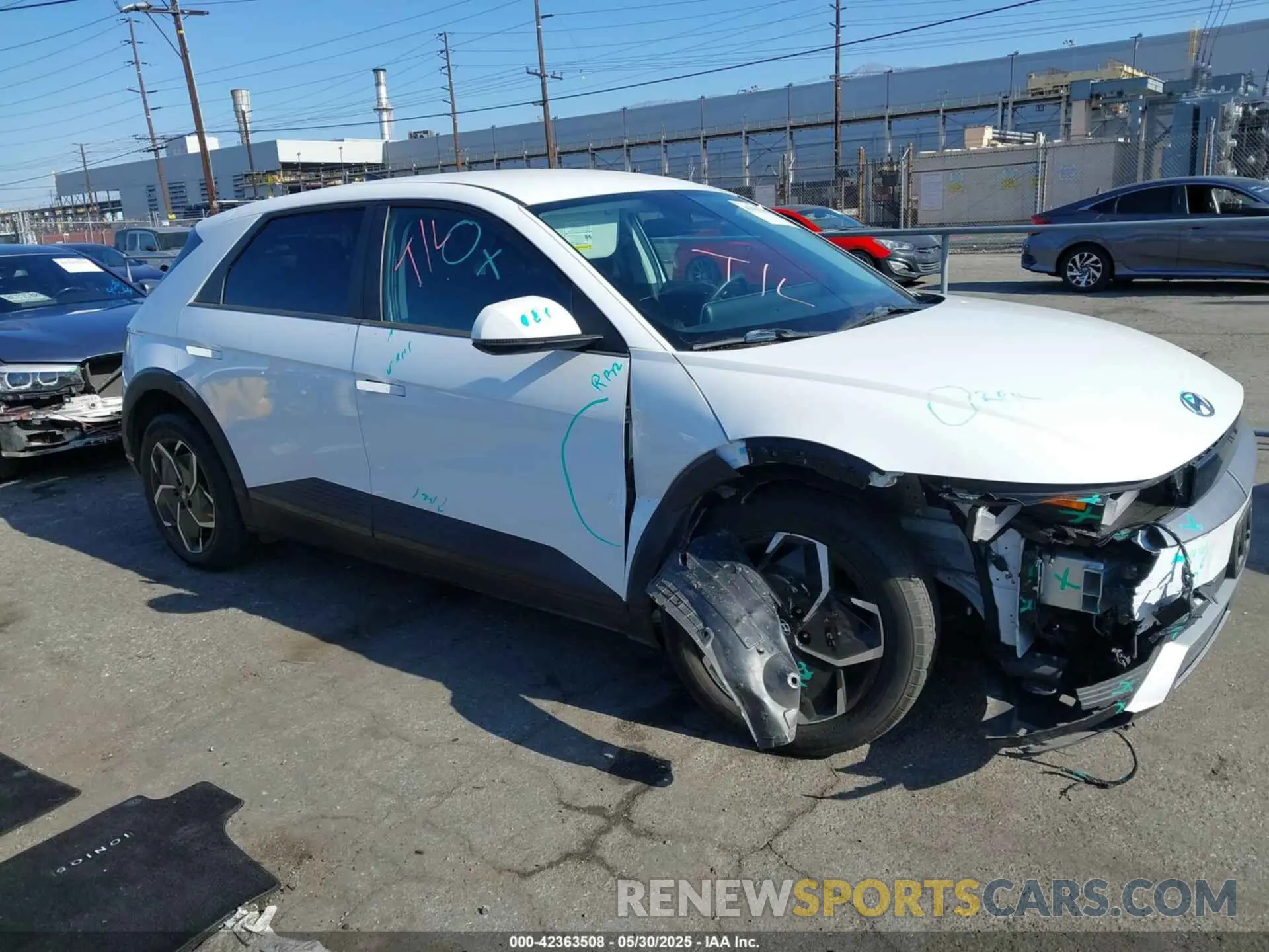 1 Photograph of a damaged car KM8KM4AEXNU061012 HYUNDAI IONIQ 5 2022