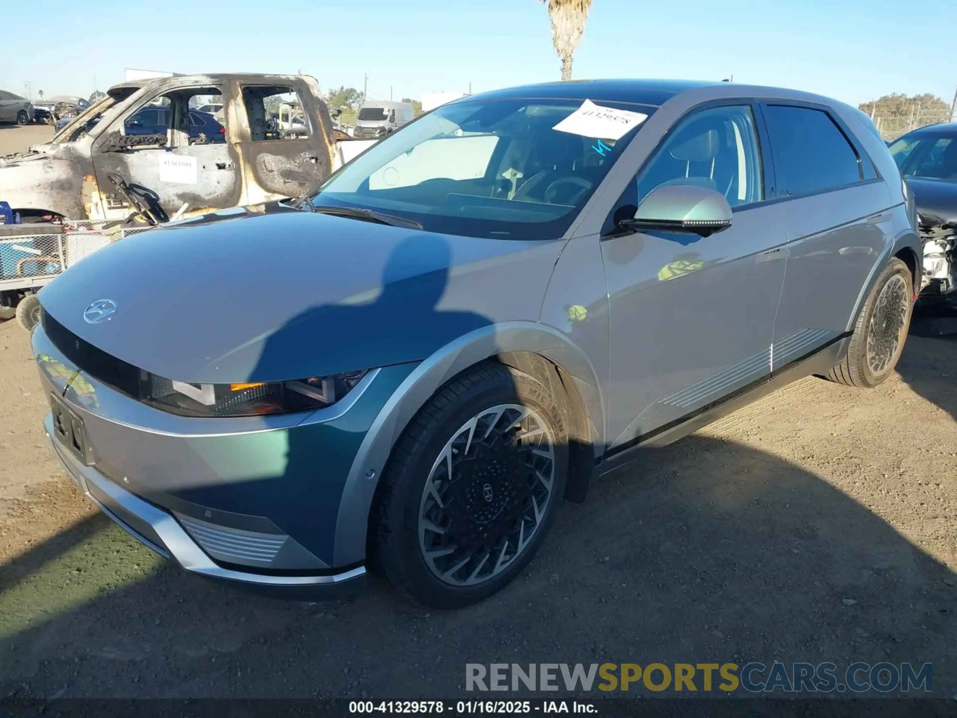 2 Photograph of a damaged car KM8KRDAF3NU103837 HYUNDAI IONIQ 5 2022