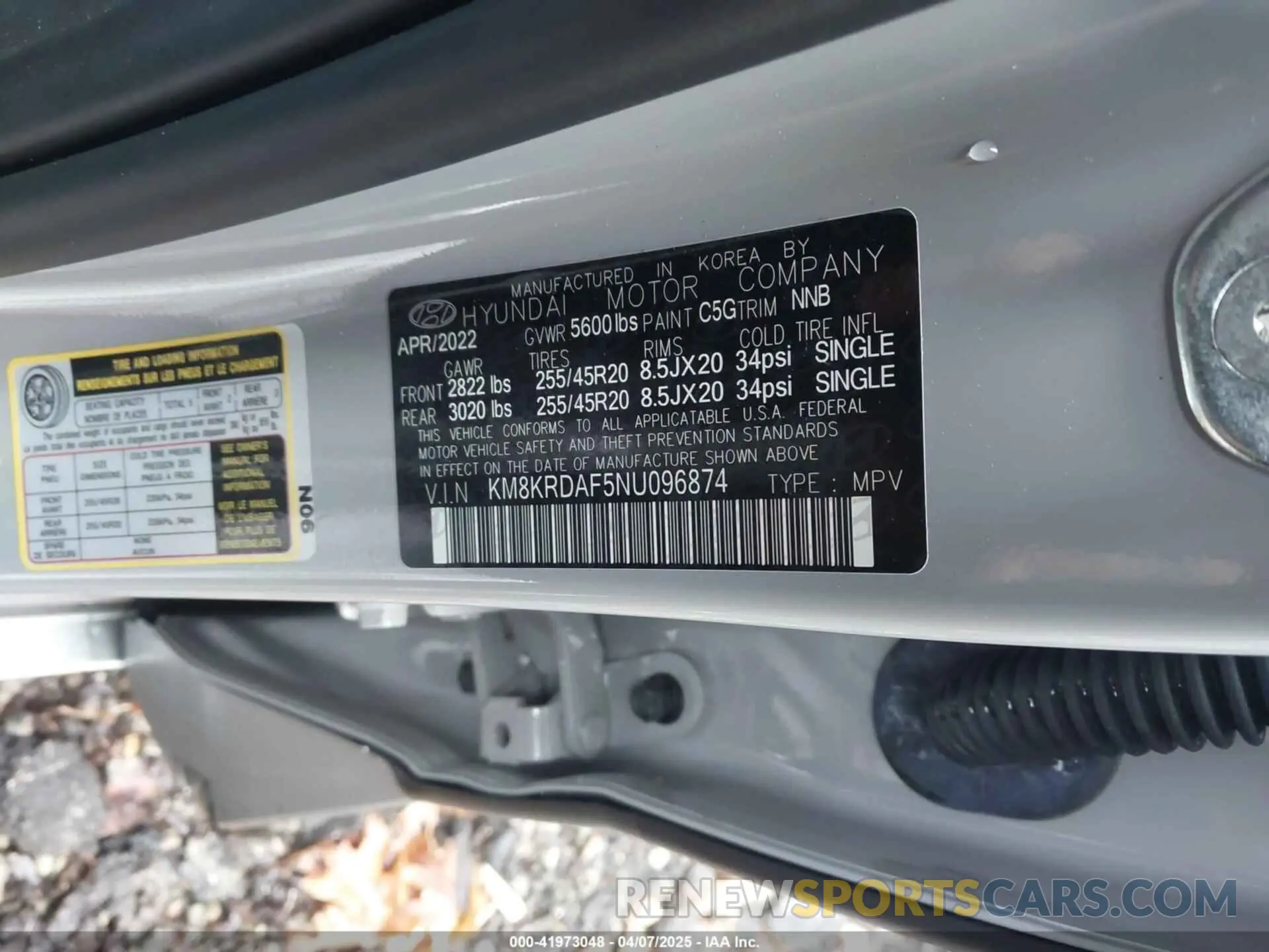 9 Photograph of a damaged car KM8KRDAF5NU096874 HYUNDAI IONIQ 5 2022