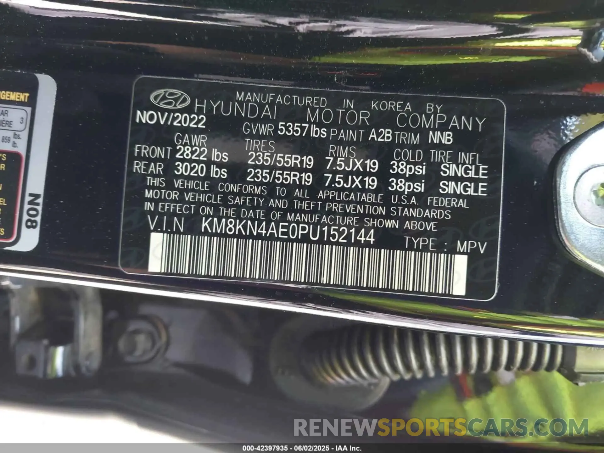 9 Photograph of a damaged car KM8KN4AE0PU152144 HYUNDAI IONIQ 5 2023
