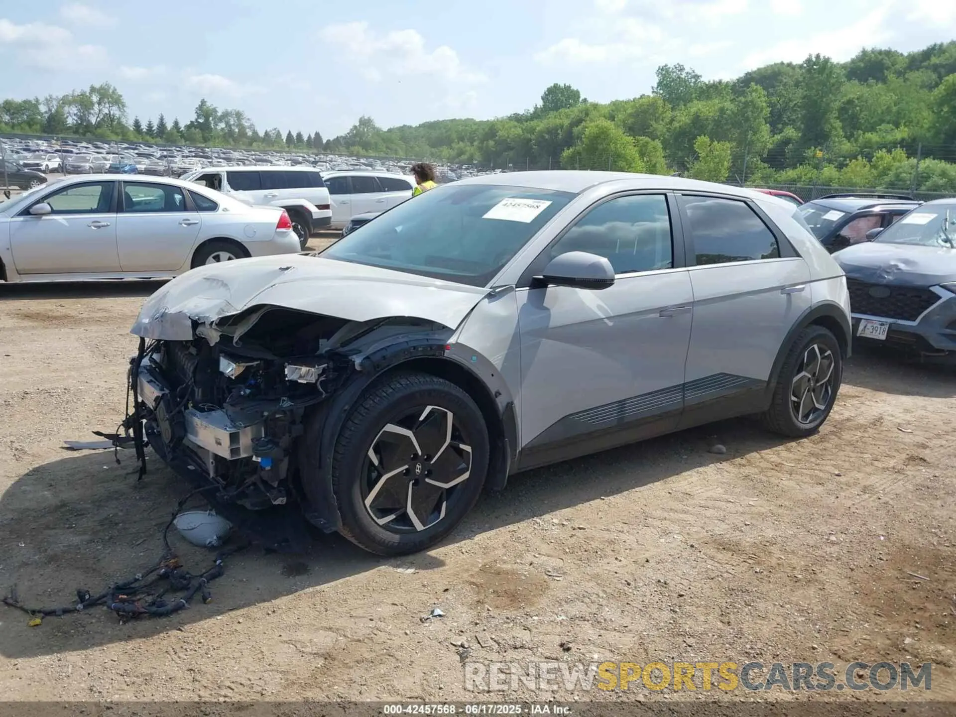 2 Photograph of a damaged car KM8KN4AE5PU127224 HYUNDAI IONIQ 5 2023