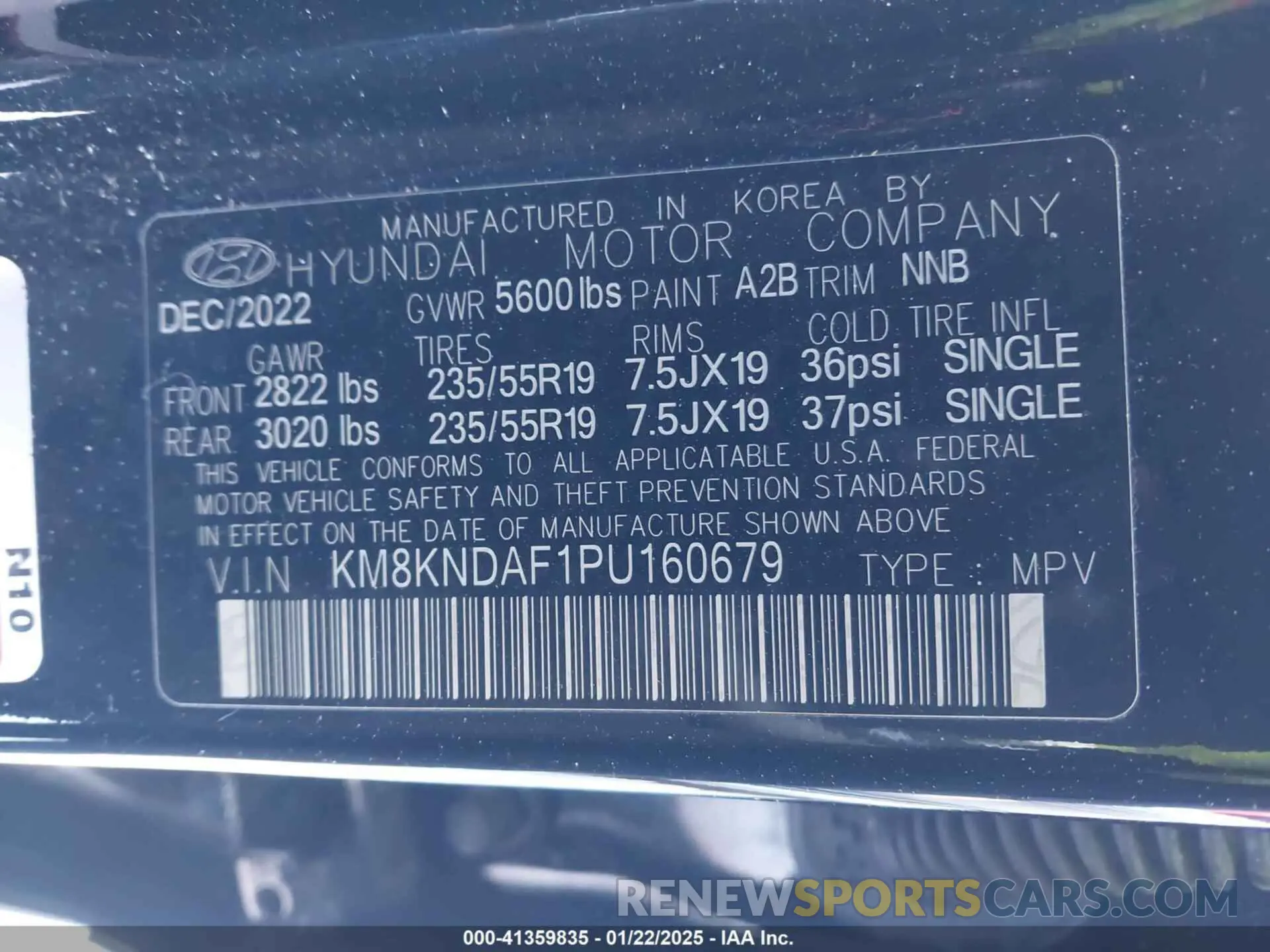 9 Photograph of a damaged car KM8KNDAF1PU160679 HYUNDAI IONIQ 5 2023