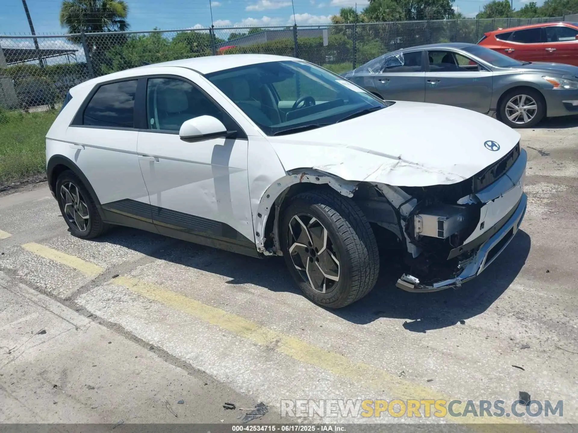 1 Photograph of a damaged car KM8KNDAF4PU226917 HYUNDAI IONIQ 5 2023