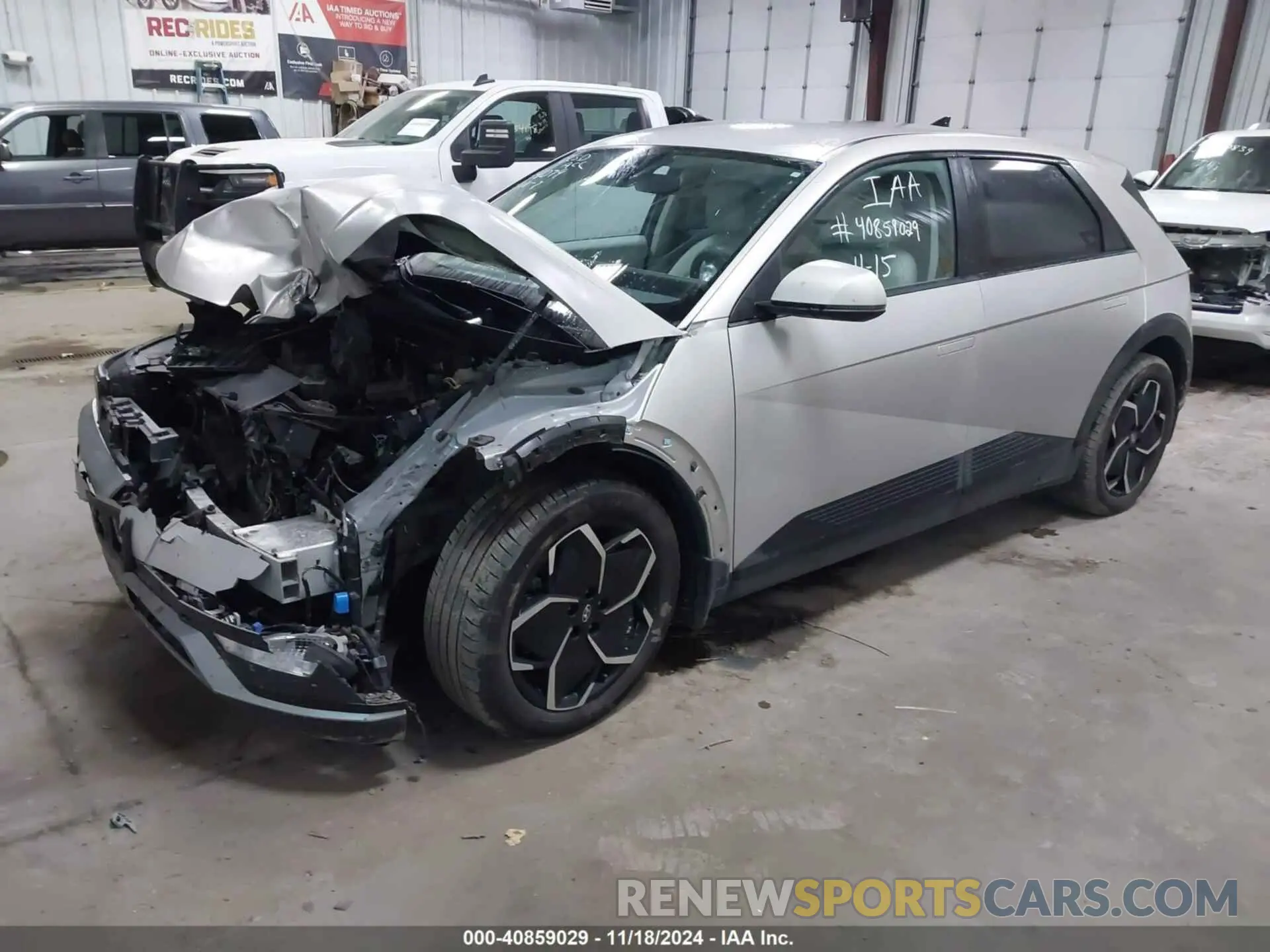 2 Photograph of a damaged car KM8KNDAF9PU166150 HYUNDAI IONIQ 5 2023