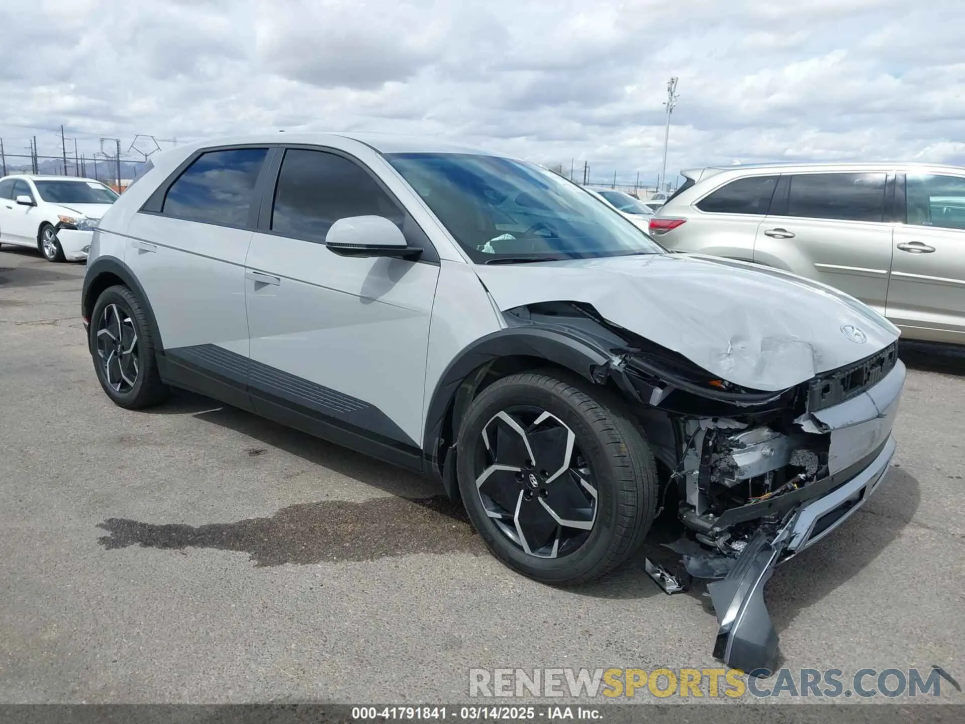 1 Photograph of a damaged car KM8KNDAFXPU160356 HYUNDAI IONIQ 5 2023
