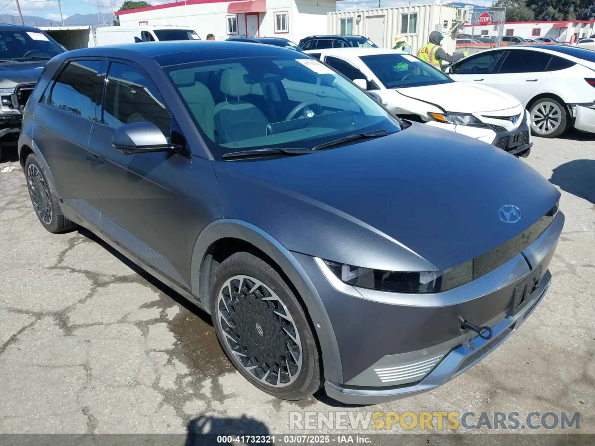 1 Photograph of a damaged car KM8KRDAF7PU182884 HYUNDAI IONIQ 5 2023