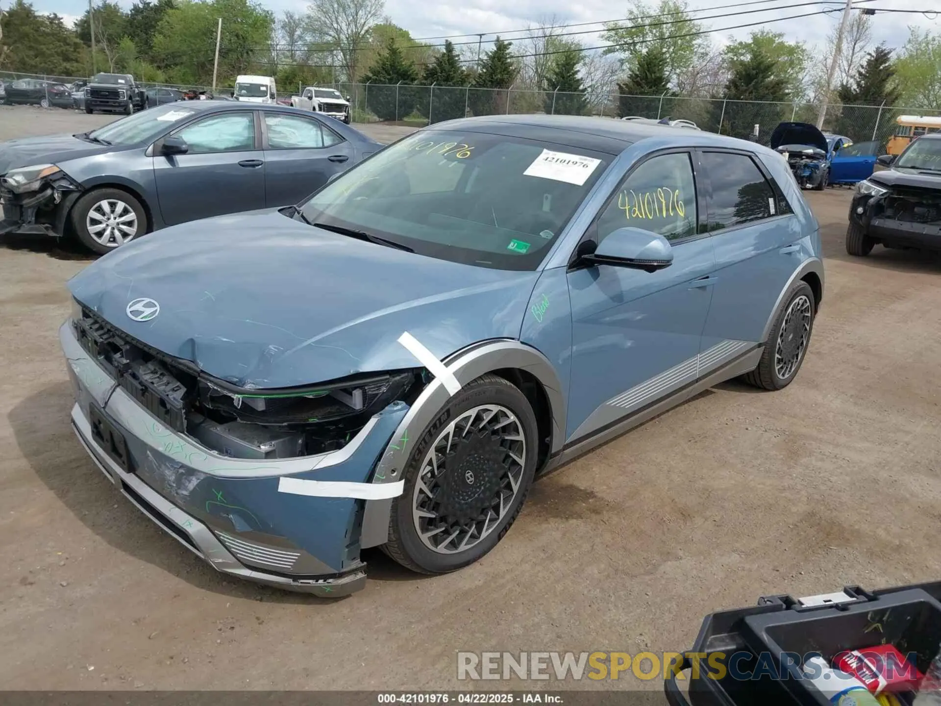 2 Photograph of a damaged car KM8KRDAF8PU171506 HYUNDAI IONIQ 5 2023